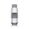 14K White Gold 8mm - Angular Men's Wedding Band in High Polished Finish - MBH0223-80W4JJJ-Gabriel & Co.-Renee Taylor Gallery