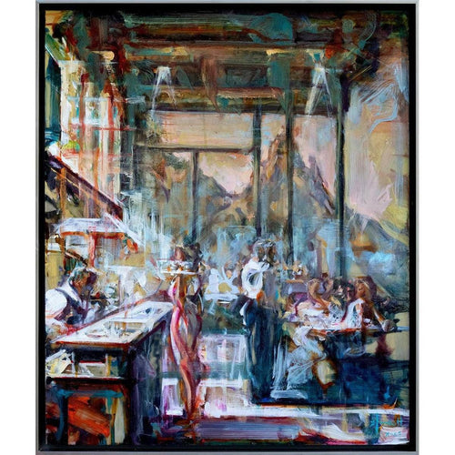 "Red Rock Evening"-Stuart Yankell-Renee Taylor Gallery