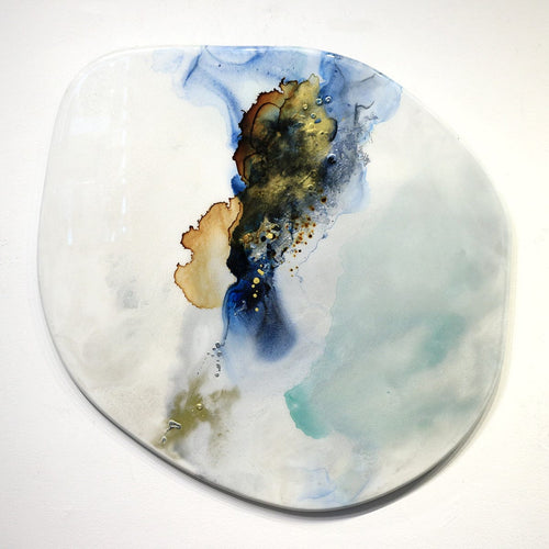 "River Rock Series IV"-Dennis Smith Carney-Renee Taylor Gallery