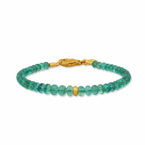 Sarah Emerald Bead Bracelet by Lika Behar
