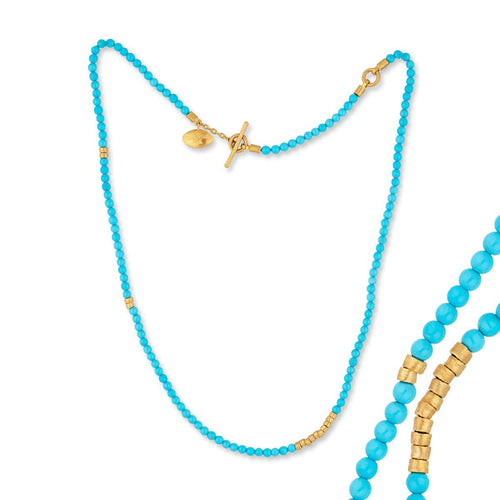 Sarah Necklace with Turquoise by Lika Behar