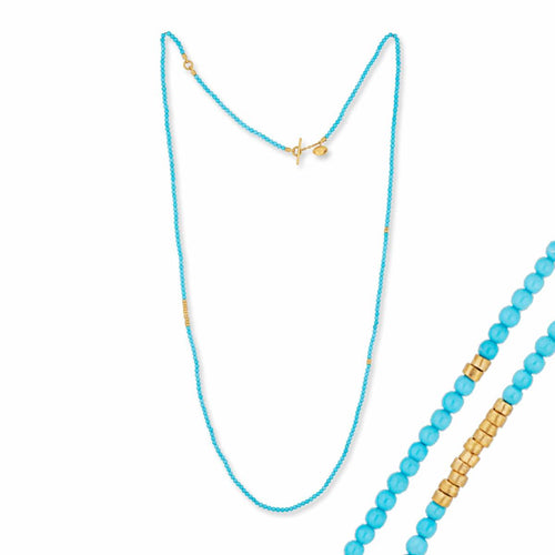 Sarah Necklace with Turquoise by Lika Behar