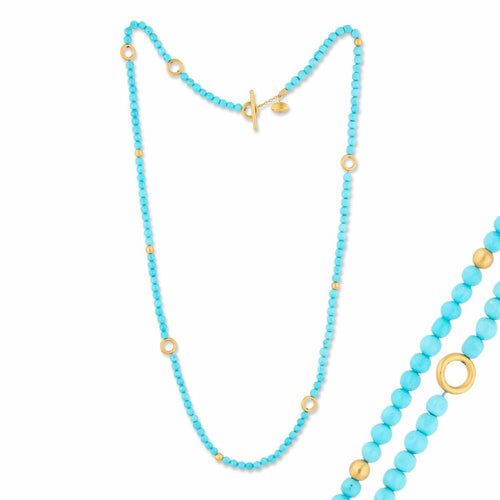 Sarah Necklace with Turquoise by Lika Behar