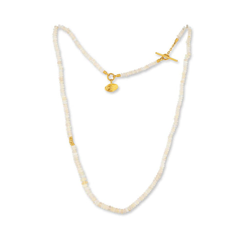 Sarah Necklace with Opal White by Lika Behar