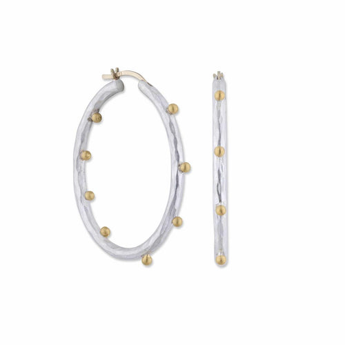 Hoop Earrings with Diamond by Lika Behar