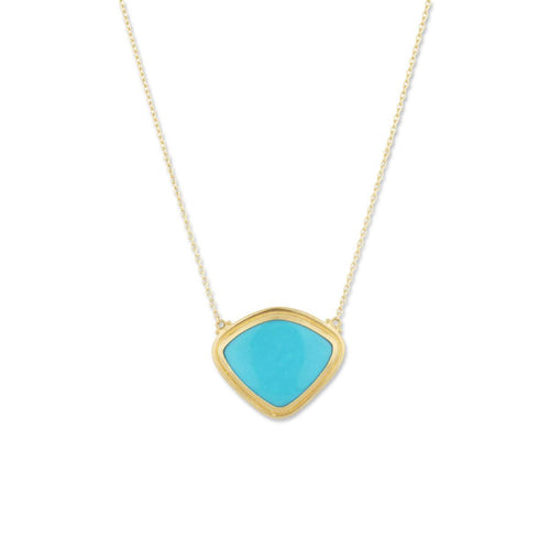 Sky Necklace with Turquoise Sleeping Beauty by Lika Behar