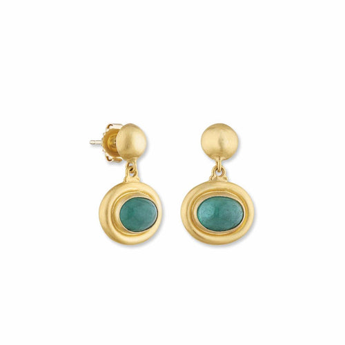 Sloane Earrings with Emerald by Lika Behar