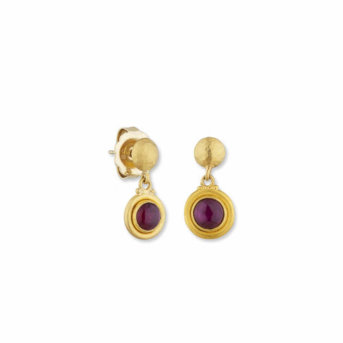 Sloane Greenland Ruby Earrings by Lika Behar