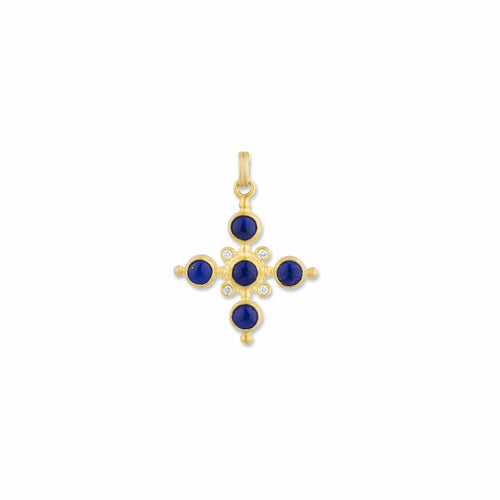 Sloane Cross with Lapis & Diamond by Lika Behar