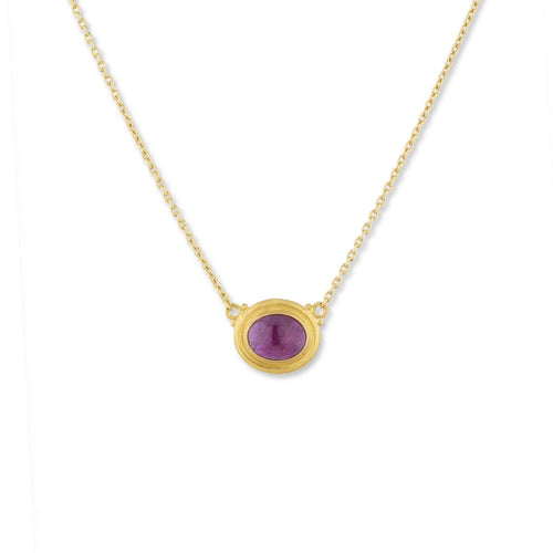 Sloane Greenland Ruby Necklace by Lika Behar