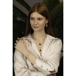 Mare Nostrum Earrings with Blue Topaz by Lika Behar