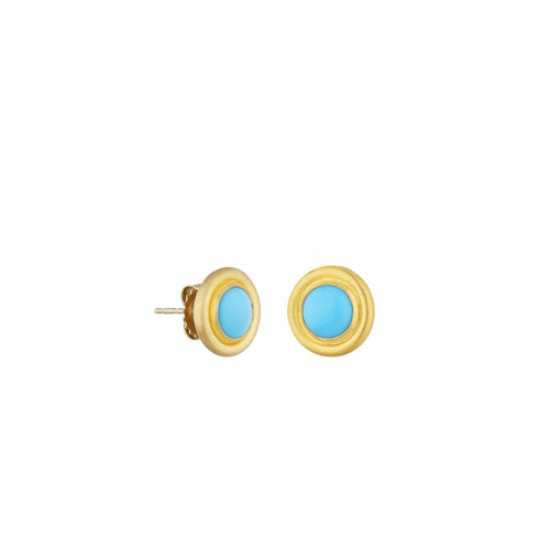 Sloane Earrings with Turquoise Sleeping Beauty by Lika Behar