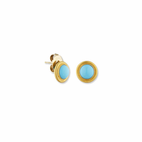 Sloane Earrings with Turquoise Sleeping Beauty by Lika Behar