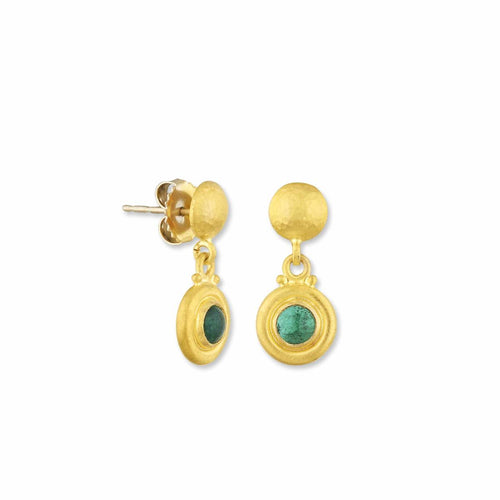 Sloane Earrings with Emerald by Lika Behar