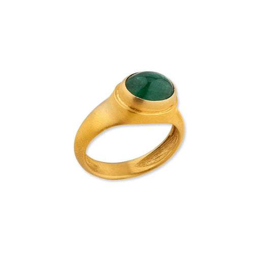 Sloane Oval Emerald Ring by Lika Behar