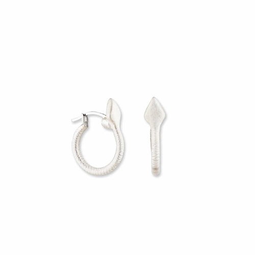 Snake Hoop Earrings by Lika Behar