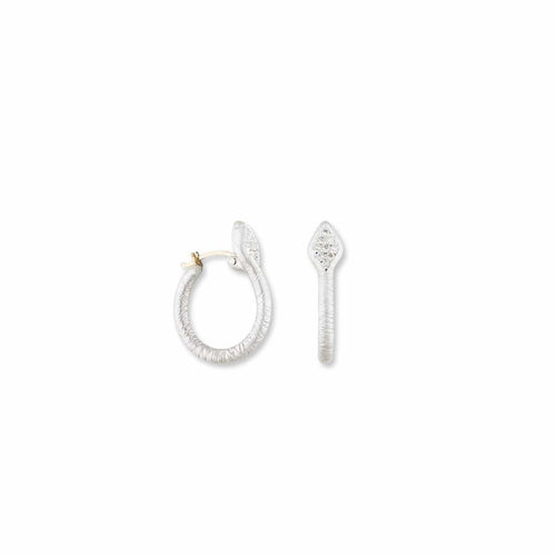 Snake Hoop Earrings by Lika Behar