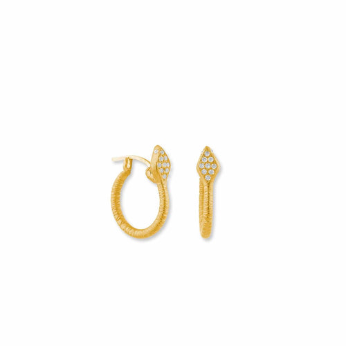 Mini Snake Earrings by Lika Behar
