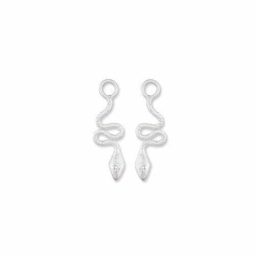 Snake Ear Charms with Diamond by Lika Behar