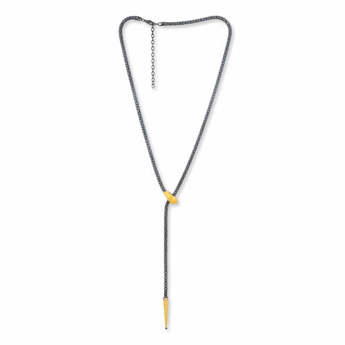 Snake Necklace with Diamond by Lika Behar