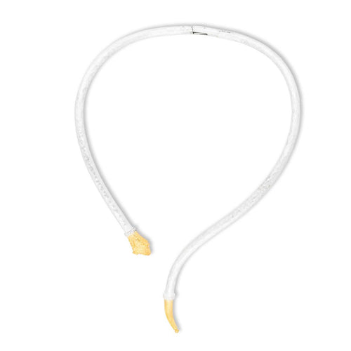 Snake Choker Necklace with Diamond by Lika Behar