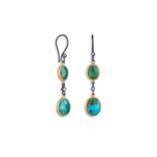 Sonoran Sunshine Earrings with Diamond by Lika Behar