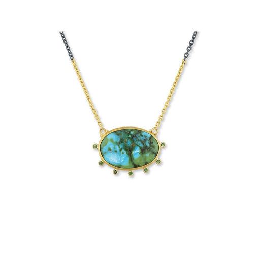 Sonora Necklace with Tsavorite by Lika Behar