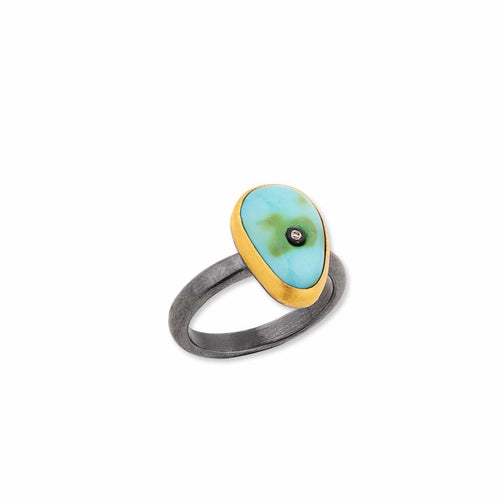 Sonora Ring with Diamond Cognac by Lika Behar