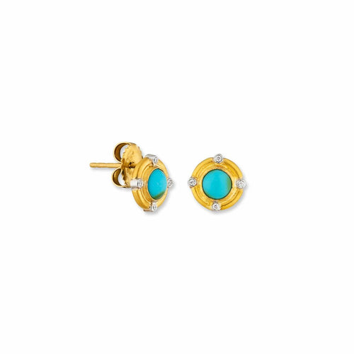 Sweet Sonoran Sunshine Studs with Diamonds by Lika Behar