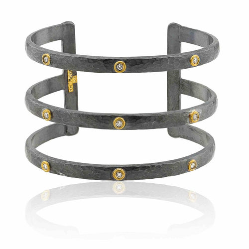 Stockholm Cuff with Diamond Cognac by Lika Behar