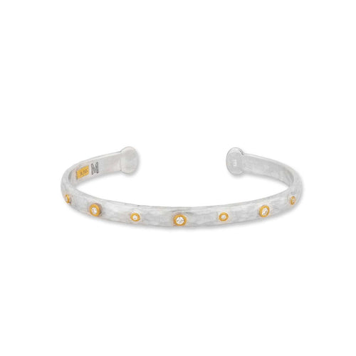 Stockholm 7 Open Bracelet with Diamond by Lika Behar