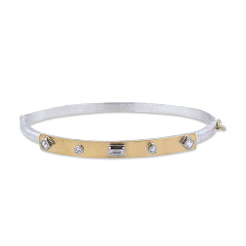 Stockholm Bangle with Diamond by Lika Behar
