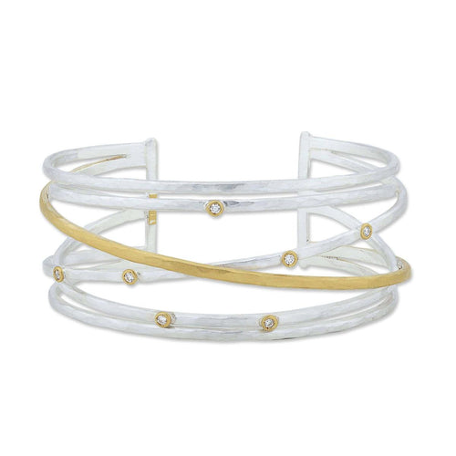Stockholm Cuff with Diamond by Lika Behar