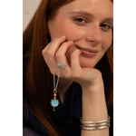 Stockholm Cross Cuff with Diamond by Lika Behar