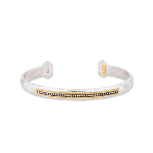 Stockholm Diamond Bar Open Cuff by Lika Behar