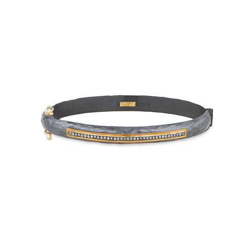 Stockholm Diamond Bar -hinged Cuff by Lika Behar