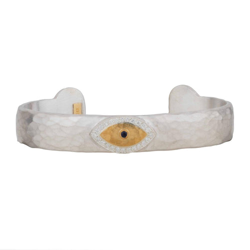 Stockholm Eye Cuff with Diamond & Sapphire by Lika Behar