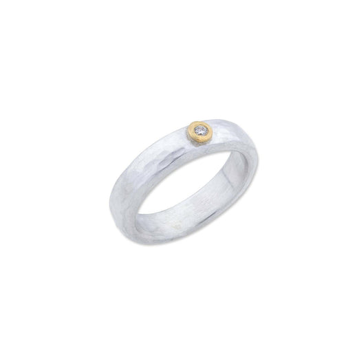 Stockholm Ring with Diamond by Lika Behar