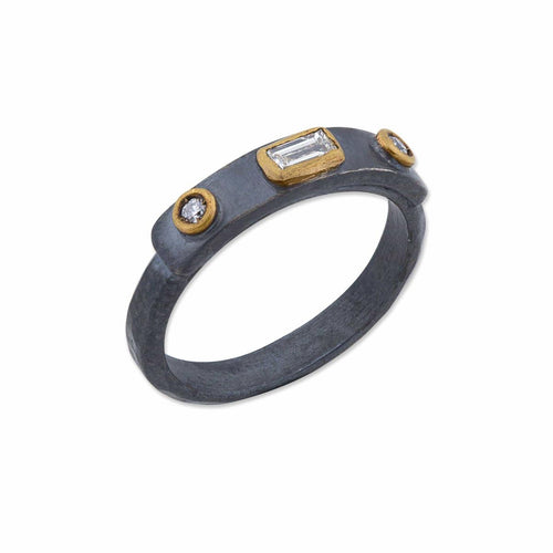 Stockholm Ring with Diamond by Lika Behar
