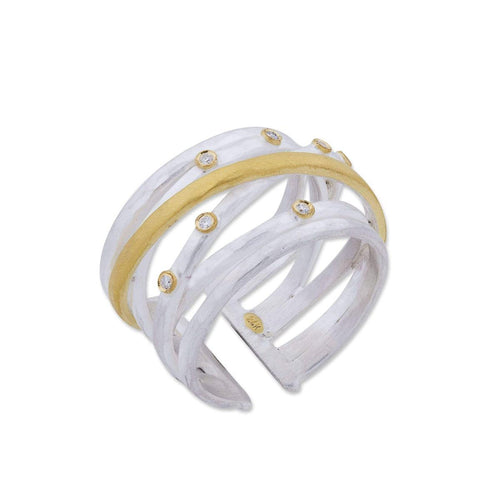 Stockholm Ring with Diamond by Lika Behar