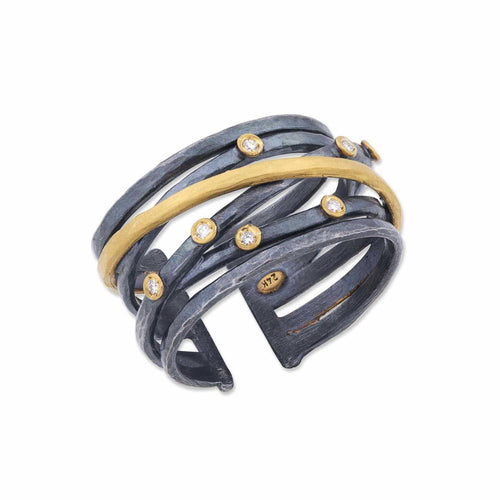 Stockholm Ring with Diamond by Lika Behar
