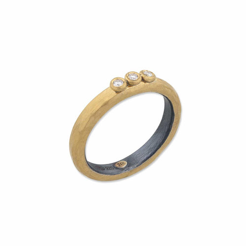 Stockholm Ring with Diamond by Lika Behar