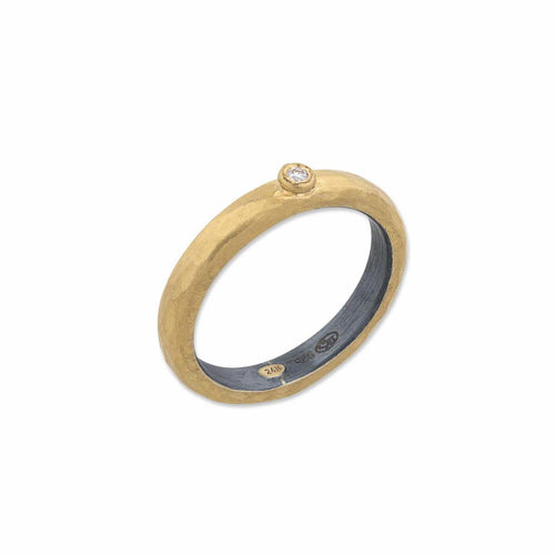 Stockholm Ring with Diamond by Lika Behar