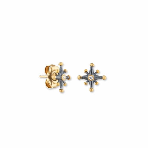 Starburst 13MM Studs with Diamonds by Lika Behar