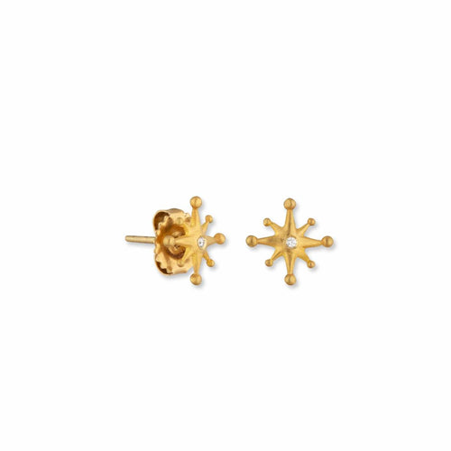 Starburst 10MM Studs with Diamonds by Lika Behar