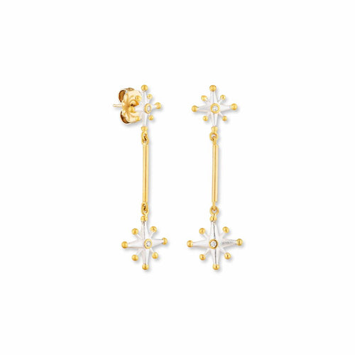 Starburst Earrings with Diamonds by Lika Behar