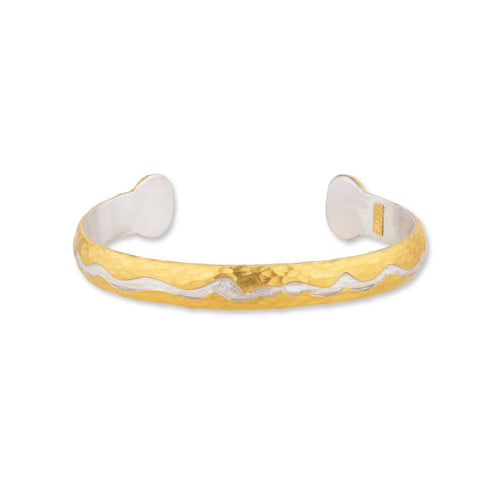 Stockholm Mountain Range Open Cuff by Lika Behar