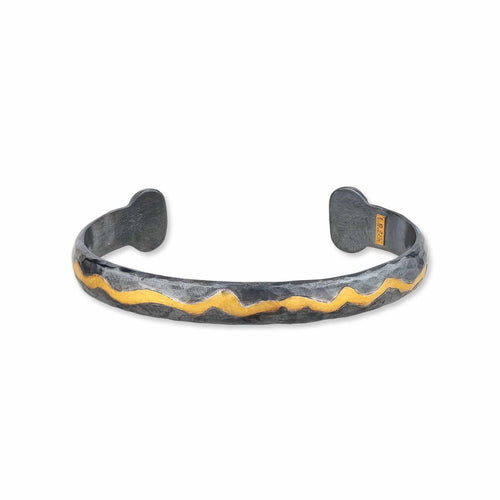 Stockholm Mountain Range Open Cuff by Lika Behar