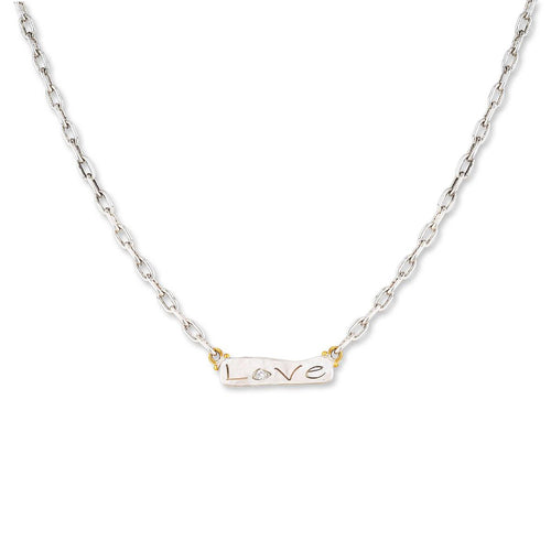 Stockton "love" Necklace with Diamond by Lika Behar