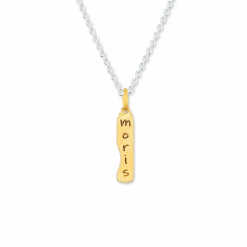 Stockton "custom Message" Pendant with Diamond by Lika Behar